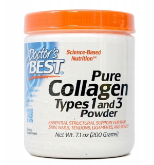 Kolagen typ I i III w proszku 200 g Doctor's Best