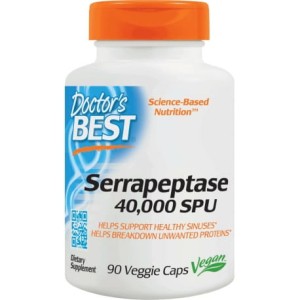 Serrapeptase 40.000 spu 90 Kapseln DOCTOR'S BEST