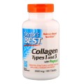 Kolagen typu I i III 180 tabletek Doctor's Best