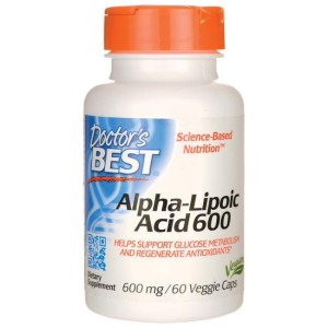 ALA  kwas alfa liponowy 600 mg 60 kapsułek Doctor's Best