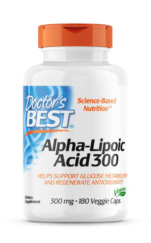 ALA  kwas alfa liponowy 300 mg 180 kapsułek Doctor's Best