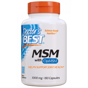 MSM OptiMSM 180 kapsułek Doctor's Best