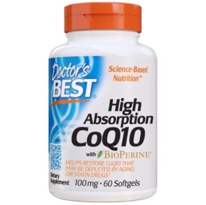 Koenzym Q10 100 mg i Piperyna BioPerine 60 kapsułek Doctor's Best