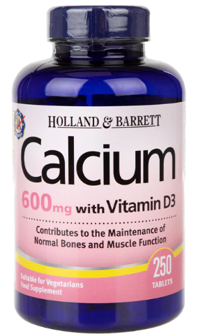 Calcium plus Vitamin D3 250 Tabletten HOLLAND & BARRETT