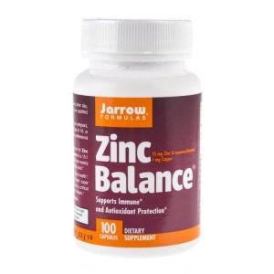 Cynk Zinc Balance 100 kapsułek JARROW FORMULAS