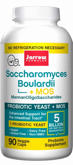Jarrow Formulas Saccharomyces Boulardii + MOS 90 kapsułek wegańskich