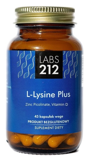 LLysine PLUS 45 kapsułek Labs212
