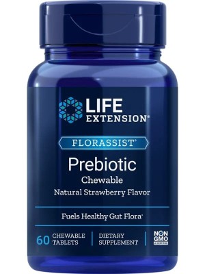 Florassist Prebiotic Chewable 60 tabletek Life Extension