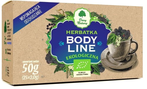 HERBATKA BODY LINE BIO (25 x 2 g) - DARY NATURY