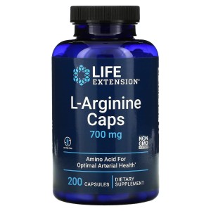 L-Arginina 700 mg 200 kapsułek Life Extension