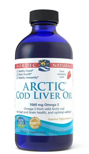 Arctic Cod Liver Oil Strawberry 237 ml Nordic Naturals