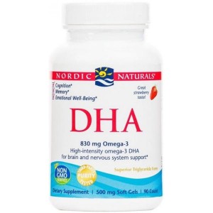 DHA Omega3 Oil 90 kapsułek Nordic Naturals