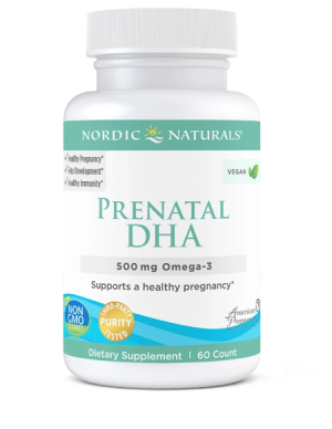 Prenatal DHA Omega 3 Vegan 60 kapsułek Nordic Naturals
