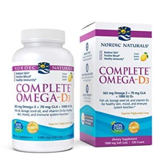 Complete OmegaD3 120 kapsułek Nordic Naturals
