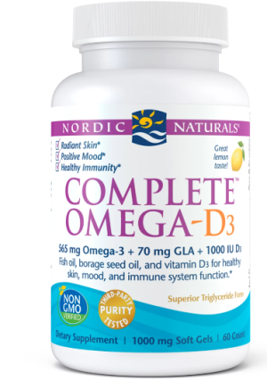 Complete OmegaD3 60 kapsułek Nordic Naturals