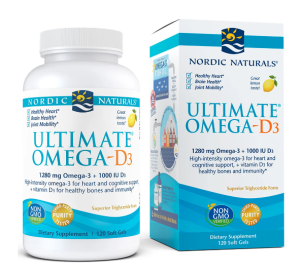 Ultimate OmegaD3 120 kapsułek Nordic Naturals