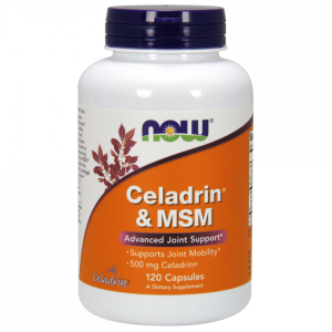Celadrin 500 mg i MSM 100 mg 120 kapsułek NOW FOODS