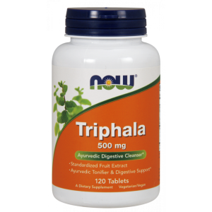 Owoce Triphala 500 mg 120 tabletek NOW FOODS