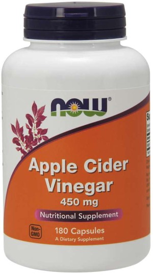 Apple Cider Vinegar  Ocet Jabłkowy 450 mg 180 kapsułek