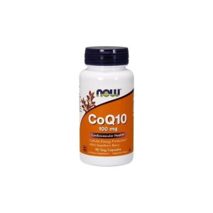 Koenzym Q10 100 mg i Głóg 400 mg 90 kapsułek NOW FOODS