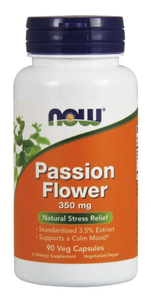 Passion Flower 350 mg  Ekstrakt z Męczennicy Cielistej 90 kapsułek