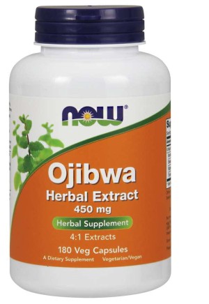 Ojibwa 450 mg ekstrakt 4:1 180 kapsułek NOW FOODS