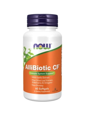 AlliBiotic CF 60 kapsułek NOW FOODS