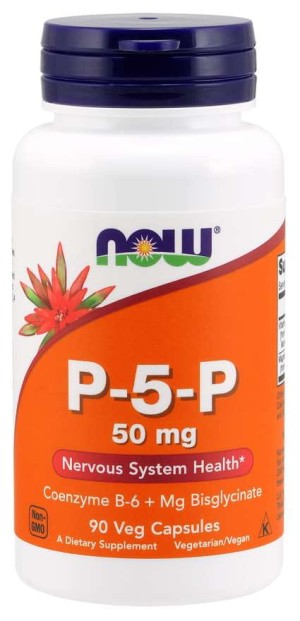 P5P 50 mg  Witamina B6 90 kapsułek NOW FOODS