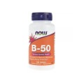 Vitamin B50 Komplex von Vitaminen B 100 Tabletten NOW FOODS
