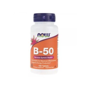 Now Foods B 50 Kompleks Witamin B 100 T
