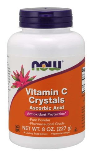 Vitamin C Crystals  Witamina C 227 g NOW FOODS