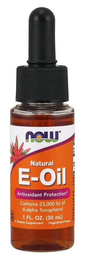 EOil  Naturalna Witamina E 30 ml NOW FOODS