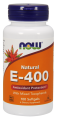 Vitamin E 400 mit einer Mischung aus Tocopherolen 100 Kapseln NOW FOODS