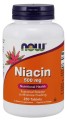 Witamina B3  Niacyna Niacin 500 mg 250 tabletek NOW FOODS