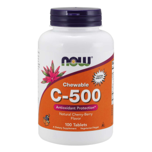 Witamina C 500 mg 100 tabletek NOW FOODS