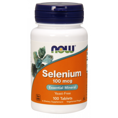 Selenium  Selen 100 mcg 100 tabletek NOW FOODS
