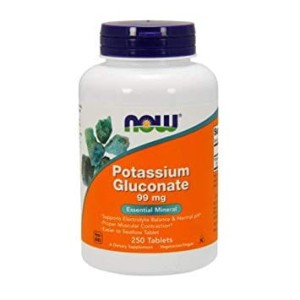 Potassium Gluconate  Glukonian Potasu 250 tabletek NOW FOODS