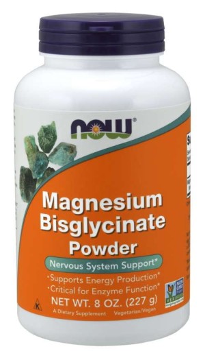 Magnesium Bisglycinate  Magnez 227 g NOW FOODS