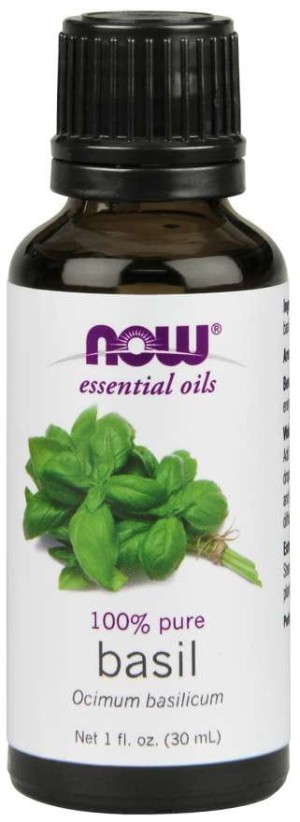 100% Olejek Bazyliowy  Bazylia 30 ml NOW FOODS