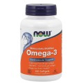 Omega 3  DHA 120 mg i EPA 180 mg 200 kapsułek NOW FOODS