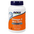 Omega 3 Mini Gels  DHA 120 mg i EPA 180 mg 180 kapsułek NOW FOODS