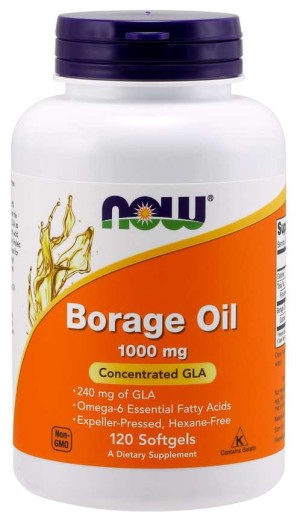 Borage Oil GLA  Olej z Ogórecznika 1000 mg 120 kapsułek