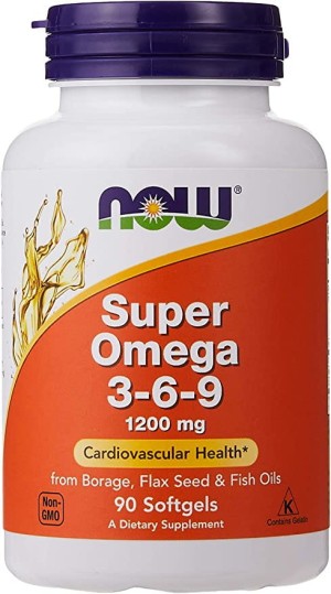Super Omega 369 90 kapsułek NOW FOODS