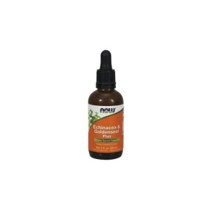 Echinacea i Goldenseal Plus  Jeżówka Purpurowa i Gorzknik Kanadyjski 60 ml NOW FOODS