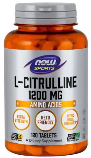 LCitrulline  LCytrulina 1200 mg 120 tabletek NOW FOODS
