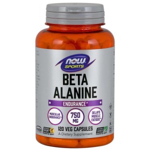CarnoSyn Beta Alanina 750 mg 120 kapsułek NOW FOODS