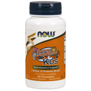 BerryDophilus Kids  Probiotyk dla dzieci 60 tabletek NOW FOODS