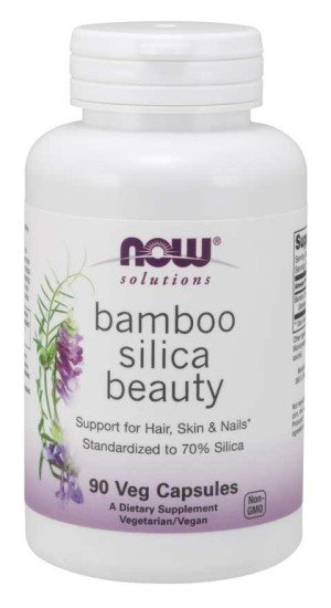 Bamboo Silica Beauty 90 kapsułek NOW FOODS