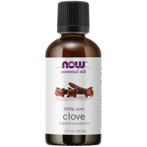 100% Olejek Goździkowy  Clove Goździki 59 ml NOW FOODS