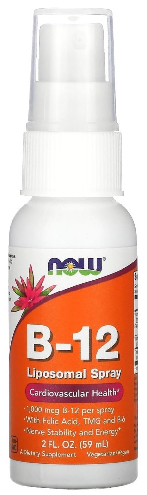 B12 Liposomal Spray  59 ml NOW FOODS